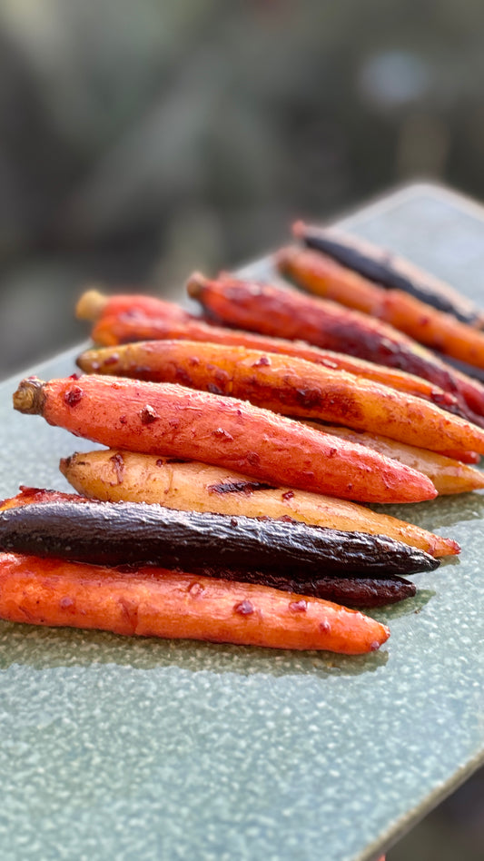 Rosted Chili Honey Carrots